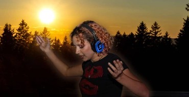 Silent disco na Stezce 