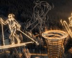 Light Winter Games in the Krkonoše Mountains at the Treetop Walkway