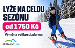 Narty na cały sezon od 1 750 Kč. Dla dzieci i dorosłych